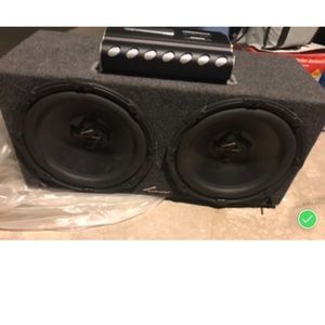 AudioPipe Speakers: Dual 12” Speakers w/ 1000w amp